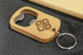 Wooden Keychain Bottle Opener
