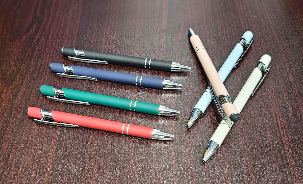 Silicon Ballpoint Pen with Stylus