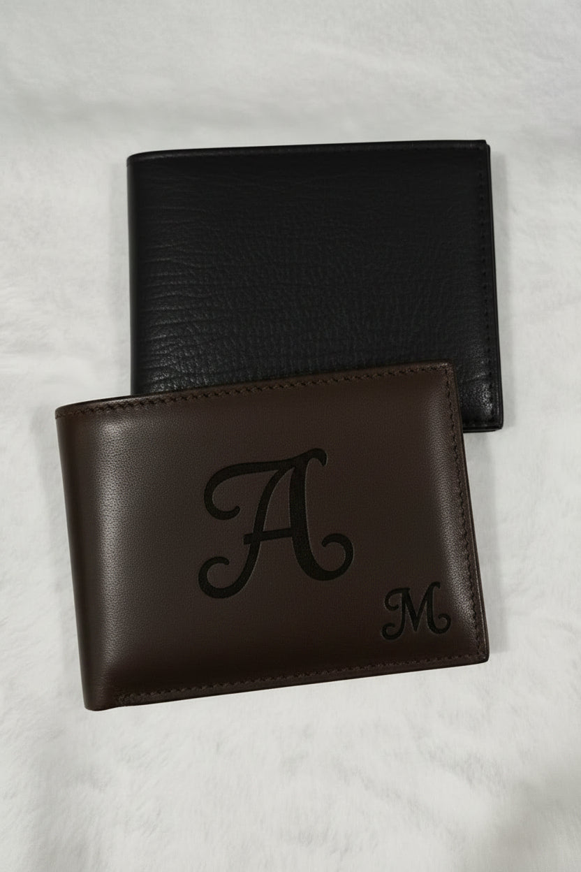 RFID Bifold Leather Wallet