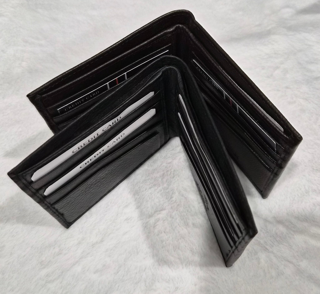 RFID Bifold Leather Wallet