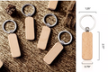 Wooden keychains