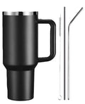 40oz Stainless Steel Tumbler with Straw