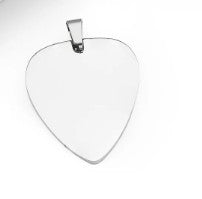 Guitar pick pendant with chain